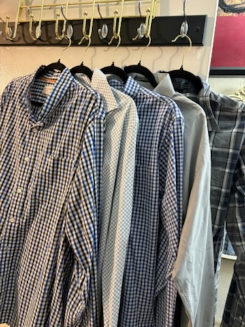 (5) Men Business Casual Shirts
